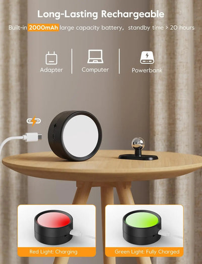 MagneticLight Duo™ | Lámpara LED Giratoria de 360° sin cables