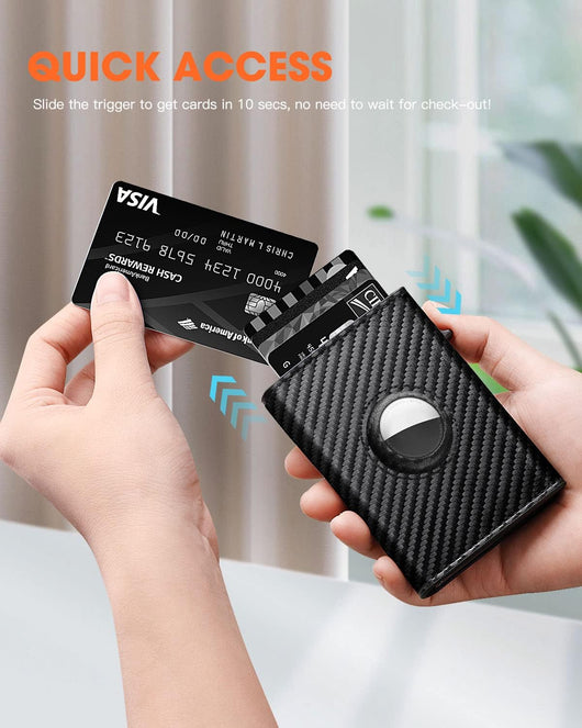 SecureBox™ | Billetera Air Tag con Protección RFDI