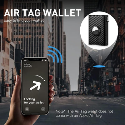 SecureBox™ | Billetera Air Tag con Protección RFDI