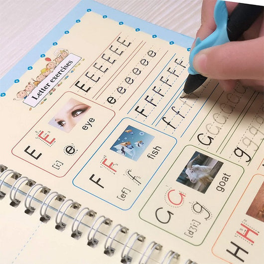 Set de 4 Libros Mágicos de aprendizaje (3-8 Años)