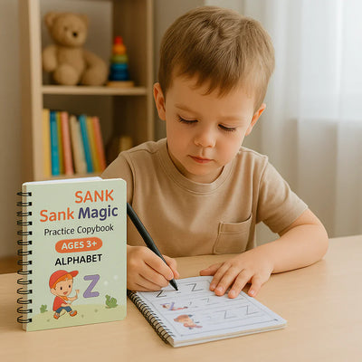 Set de 4 Libros Mágicos de aprendizaje (3-8 Años)